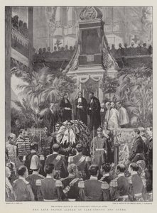 Il defunto principe Alfredo di Sassonia-Coburgo e Gotha